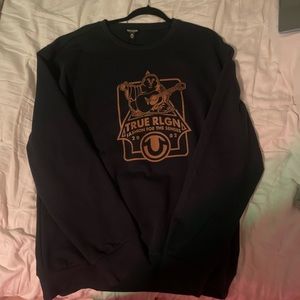 Oversized true religion sweatshirt